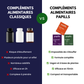 comparatif d'un pack complément alimentaire Papills vs des gélules classiques